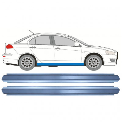 MITSUBISHI LANCER 2007- DORPEL REPARATIEPANEEL / LINKS = RECHTS / SET