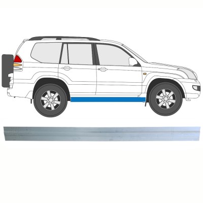 Binnenste reparatie dorpel voor Toyota Land Cruiser J120 2003-2010 / Links = Rechts (symmetrisch) 16130