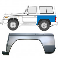 Reparatiepaneel achterspatbord voor Toyota Land Cruiser 1984-1993 / Links 7057