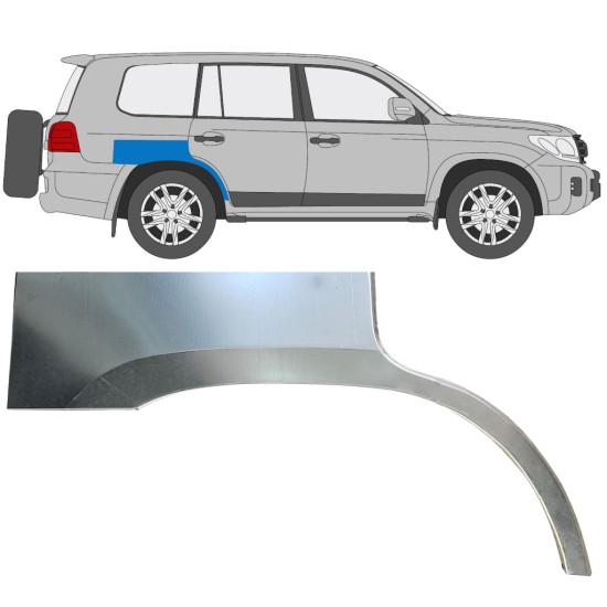 Reparatiepaneel achterspatbord