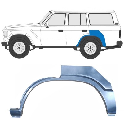 Reparatiepaneel achterspatbord voor Toyota Land Cruiser J60 1980-1990 / Links 7061