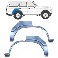 Reparatiepaneel achterspatbord voor Toyota Land Cruiser J60 1980-1990 / Links + Rechts / Set 16147