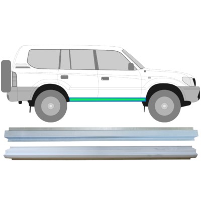 Frontruderamme voor Toyota Land Cruiser J90 1996-2002 / Links = Rechts (symmetrisch) / Set 14852