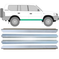 Frontruderamme voor Toyota Land Cruiser J90 1996-2002 / Links + Rechts / Set 14854 Frontruderamme voor Toyota Land Cruiser J90 1996-2002 / Links + Rechts / Set 14854