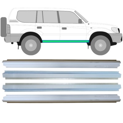 Frontruderamme voor Toyota Land Cruiser J90 1996-2002 / Links + Rechts / Set 14854