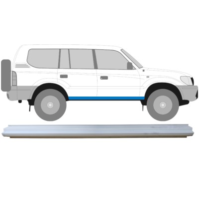 Reparatie dorpel voor Toyota Land Cruiser J90 1996-2002 / Links = Rechts (symmetrisch) 14846