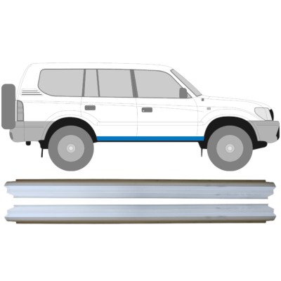 Reparatie dorpel voor Toyota Land Cruiser J90 1996-2002 / Links + Rechts / Set 14849