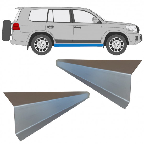 Binnenste reparatie dorpel voor Toyota Land Cruiser V8 2007- / Links = Rechts (symmetrisch) / Set 10943