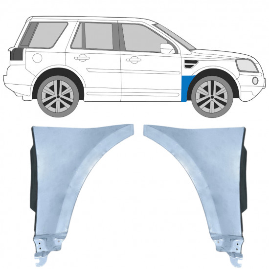 Reparatiepaneel voorspatbord voor Land Rover Freelander 2006-2015 / Links / Rechts / Links / Rechts 12790