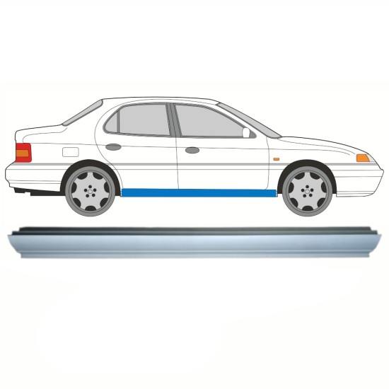 Reparatie dorpel voor Hyundai Lantra 1990-1995 / Links = Rechts (symmetrisch) 8614