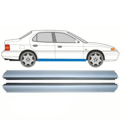 Reparatie dorpel voor Hyundai Lantra 1990-1995 / Links = Rechts (symmetrisch) / Set 10322