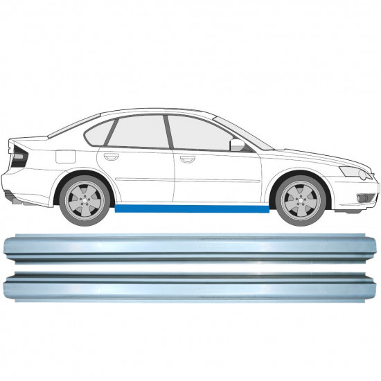 Reparatie dorpel voor Subaru Legacy 1998-2004 / Set 11336