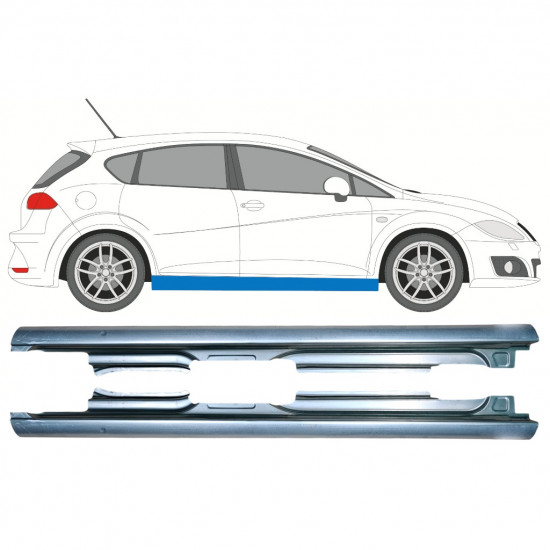 Reparatie dorpel voor Seat Leon 2005-2012 / Links + Rechts / Set 9982