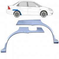 Reparatiepaneel achterspatbord voor Suzuki Liana 2001-2007 / Links + Rechts / Set 9223