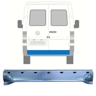 Achterste reparatiepaneel voor Volkswagen LT 1996-2005 16600