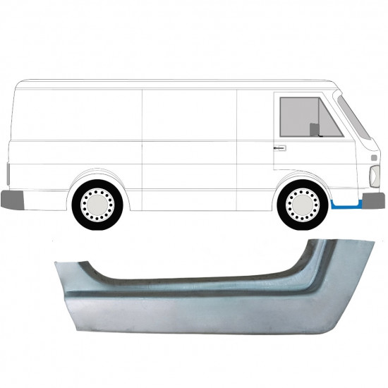 Reparatie dorpel voorste deuren voor Volkswagen LT 1975-1996 / Rechts 7949