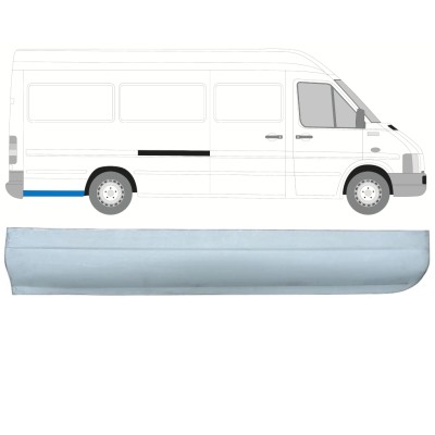 Reparatiepaneel achterste spatbord onderste deel voor Volkswagen LT 1996-2005 / Rechts 13832