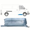 Reparatiepaneel voorste treeplank met deel van dorpel
