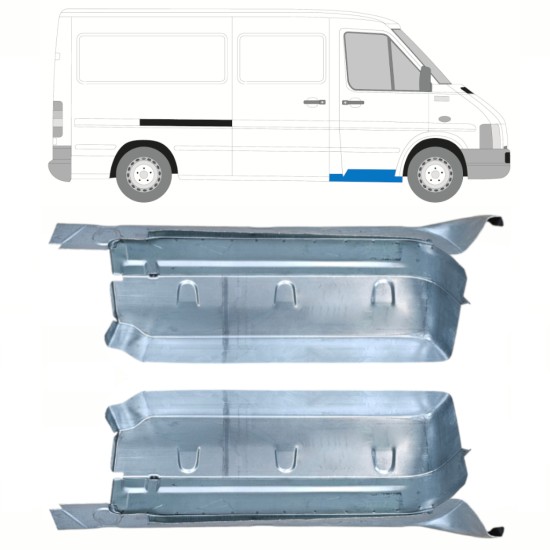 Reparatiepaneel voorste treeplank met deel van dorpel voor Volkswagen LT 1996-2005 / Links + Rechts 16567