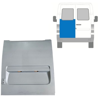 Hoge reparatie paneel achterste deuren voor Volkswagen LT 1996-2005 / Links 16560
