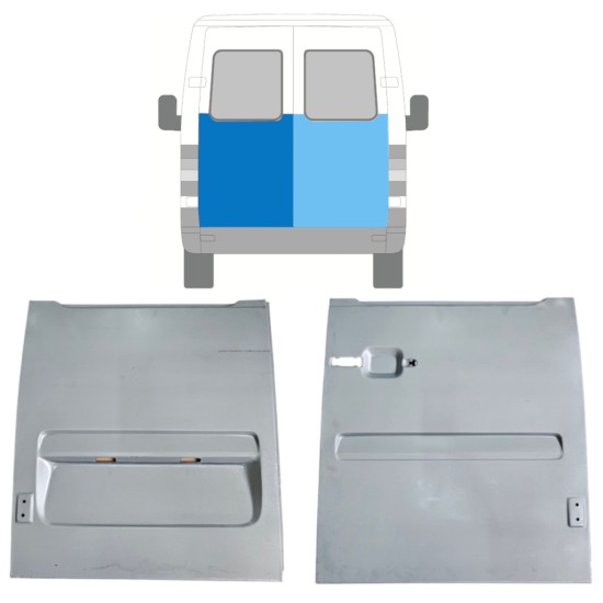 Reparatie plaatwerk achterste deuren voor Volkswagen LT 1996-2005 / Links + Rechts 16562