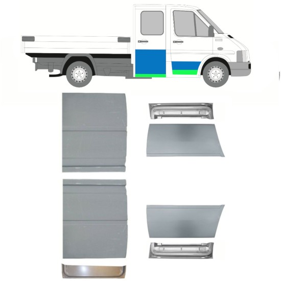 Deur reparatiepaneel voor Volkswagen LT 1996-2005 16559