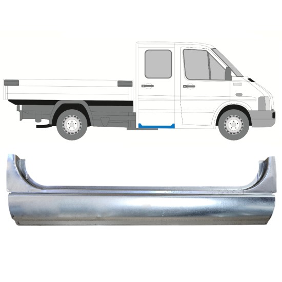 Reparatiepaneel achterdeuren dorpel voor Volkswagen LT 1996-2005 / Links = Rechts (symmetrisch) 16390