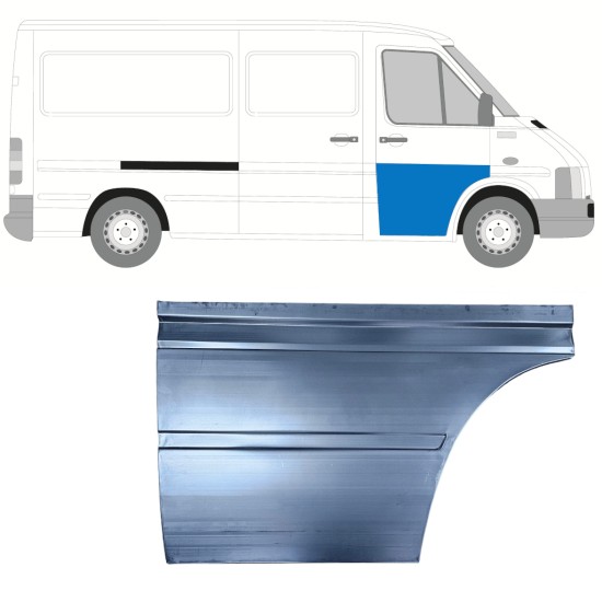 Reparatiepaneel voor deur voor Volkswagen LT 1996-2005 / Rechts 16551