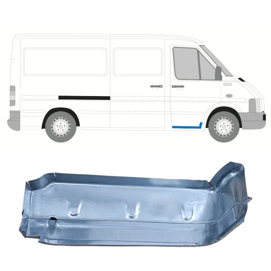 Reparatie voorste trap voor Volkswagen LT 1996-2005 / Rechts 16604