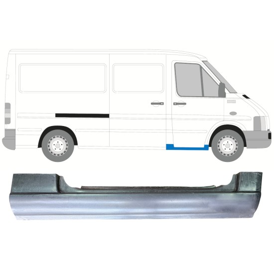 Reparatie dorpel voorste deuren