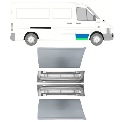 Binnen + buiten reparatiepaneel voor deur voor Volkswagen LT 1996-2005 / Links + Rechts 16568