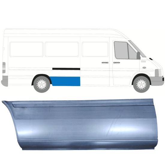 Reparatiepaneel achterspatbord voor Volkswagen LT 1996-2005 / Rechts 13473