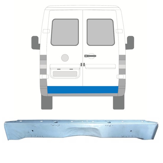 Binnen achterste reparatiepaneel voor Volkswagen LT 1996-2005 14240