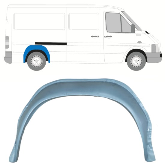 Binnenste reparatiepaneel achter wielkast voor Volkswagen LT 1996-2005 / Links = Rechts (symmetrisch) 14176