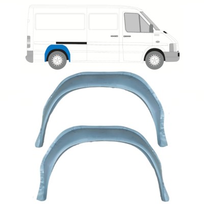 Binnenste reparatiepaneel achter wielkast voor Volkswagen LT 1996-2005 / Links = Rechts (symmetrisch) / Set 14177
