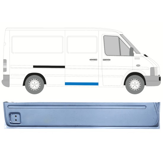 Schuifdeur reparatiepaneel binnen