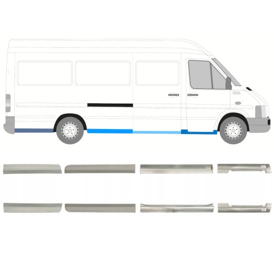 Reparatiepaneel set voor Volkswagen LT 1996-2005 / Links + Rechts / 14389