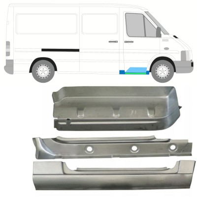 Binnen reparatiepaneel dorpel + spatbord + voor treeplank voor Volkswagen LT 1996-2005 / Rechts 16571