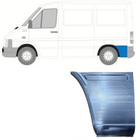 Reparatiepaneel achterste spatbord onderste deel achter wiel voor Volkswagen LT 1996-2005 / Links 13434