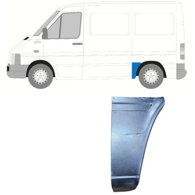 Reparatiepaneel achterste spatbord onderste voorste deel voor Volkswagen LT 1996-2005 / Links 13435