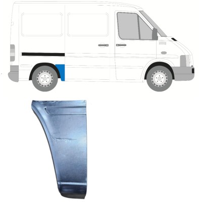 Reparatiepaneel achterste spatbord voorste deel voor Volkswagen LT 1996-2005 / Rechts 13436