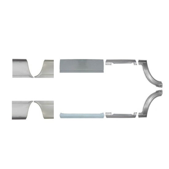 Reparatiepaneel set voor Volkswagen LT 1996-2005 / Links + Rechts 16613