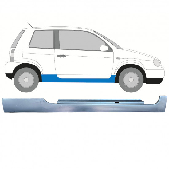 Volkswagen Lupo Seat Arosa 1998-2005 Vol dorpel / Rechts