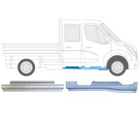 Reparatiepaneel set voor Renault Master 2010- / Rechts / Dubbele cabine / 14911 Reparatiepaneel set voor Renault Master 2010- / Rechts / Dubbele cabine / 14911