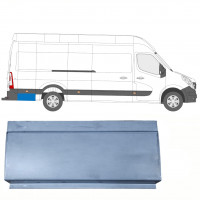 Reparatiepaneel achter spatbord achterste deel voor Renault Master 2010- / Rechts 9064