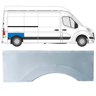 Reparatiepaneel achterspatbord voor Nissan NV400 2010- / Rechts 16824