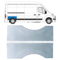 Reparatiepaneel achterspatbord voor Nissan NV400 2010- / Links + Rechts / Set 16826