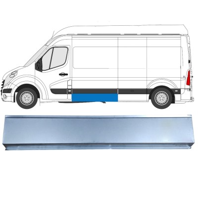 Plaatwerkdeel zijpaneel voor Renault Master 2010- / Links 16791