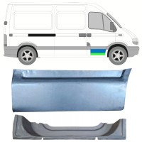 Binnen + buiten reparatiepaneel voor deur voor Opel Movano 1998-2010 / Rechts 16878