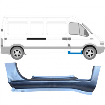 RENAULT MASTER 1998-2010 DORPEL REPARATIEPANEEL / RECHTS